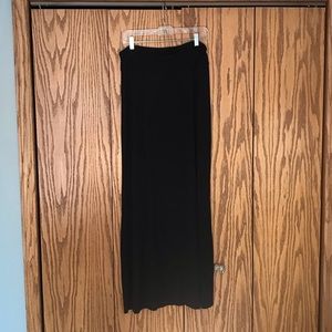 Black maxi skirt